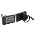 thumbnail image 3 of Bike Electric S866 LCD Display Meter 24V 36V 48V Control Panel With Waterproof Plug, 3 of 8