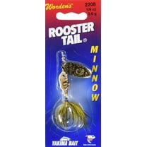 Yakima Bait Worden's Rooster Tail Minnow Fishing Lure, Perch, 1/8 oz., 2208 PERC