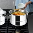 thumbnail image 5 of 8Qt Aluminum Pressure Cooker with Release Valve & Multiple Safety Protections, Canner Rack Included, Compatible with Gas & Induction Cooktops, Fast Cooking Pot for Home Kitchen, 5 of 11