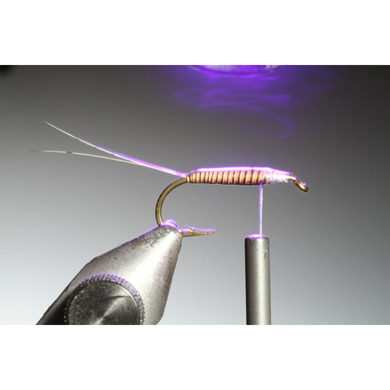RONSHIN UV Glue Curings Lamp Fly Fishing Hooks Tool Portable Pen Type  Purple Light UV Ultraviolet Flash Light Tube Bulb Glue Dryer