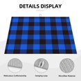 thumbnail image 4 of Kdxio Buffalo Plaid Blue Black for Dish Drying Mat,24*18 inch Absorbent Dish Drainer Kitchen Counter,Large Size Dish Drying Pad for Countertops,Draining Racks, 4 of 9