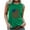 Green, variant on Qetyuw Women's 4th of July Tank Tops Plus Size Patriotic Red White and Blue Print Tshirts Elegant Sleeveless T-shirts Camisole Trendy Crew Neck Tanks Plus Size Tops for Women