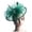 Green, variant on CAIXIA Fascinators Hat Flower Mesh Ribbons Feathers on a Headband and a Clip Tea Party Headwear for Girls and Women