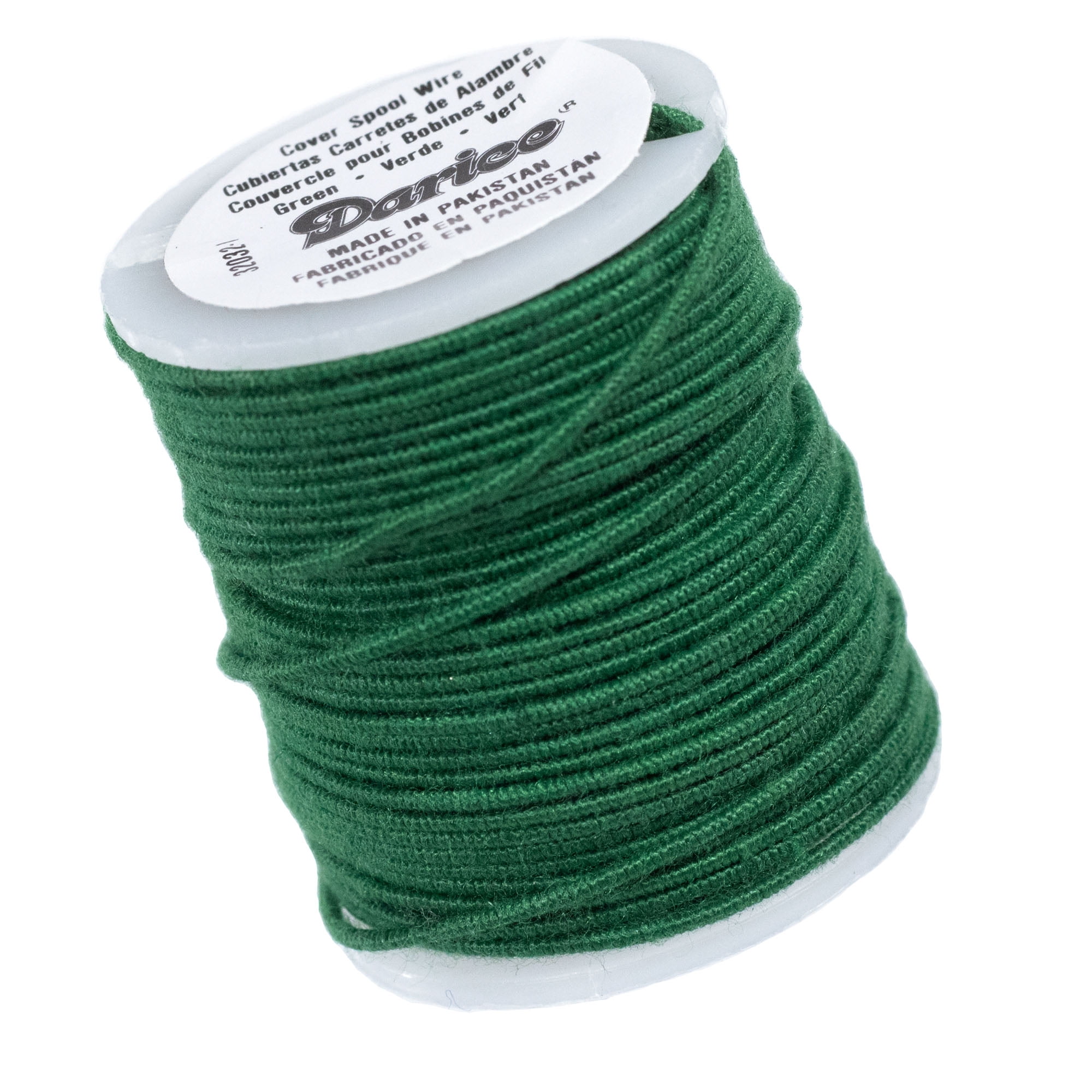 32038-1 12-Pack Bulk Buy: Darice DIY Crafts Wire Cloth Covered Green 22 gauge 18 inches 20 pieces