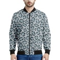 thumbnail image 5 of Chaqueta con cremallera y estampado de leopardo para hombre, sudadera con personalidad con estampado 3D, de manga larga, informal, holgada, ropa de calle, 5 of 5