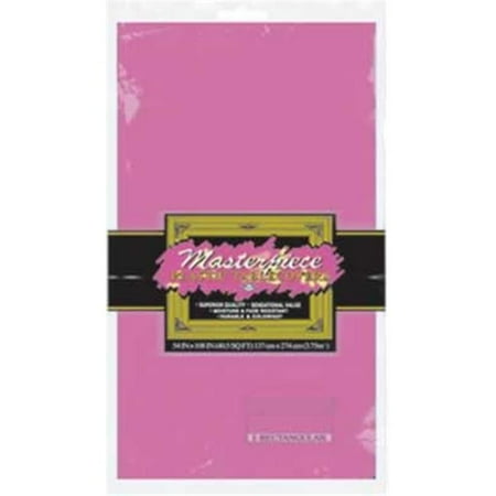 

Beistle - Masterpiece Plastic Rectangular Tablecover - Cerise- Pack of 12