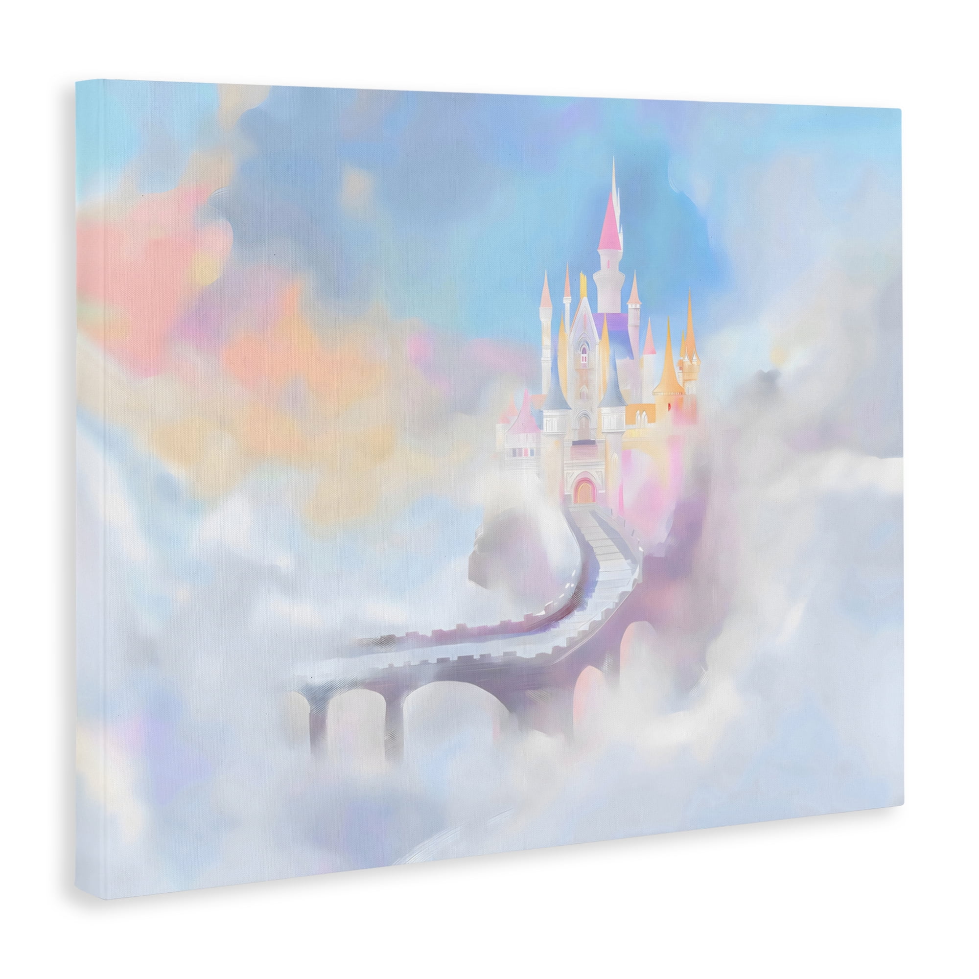 Stupell Industries Enchanted Bridge To Castle Canvas Wall Art, design by Arlington Prints