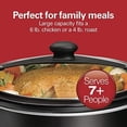 thumbnail image 3 of Stay or Go Portable Slow Cooker with Lid Lock, Dishwasher-Safe Crock, 6-Quart, Black 33261, 3 of 8