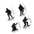 thumbnail image 2 of HINTRMENT 4Pcs Precision Practice Tool Shooting Targets Stainless Steel for Outdoor Training, 2 of 8