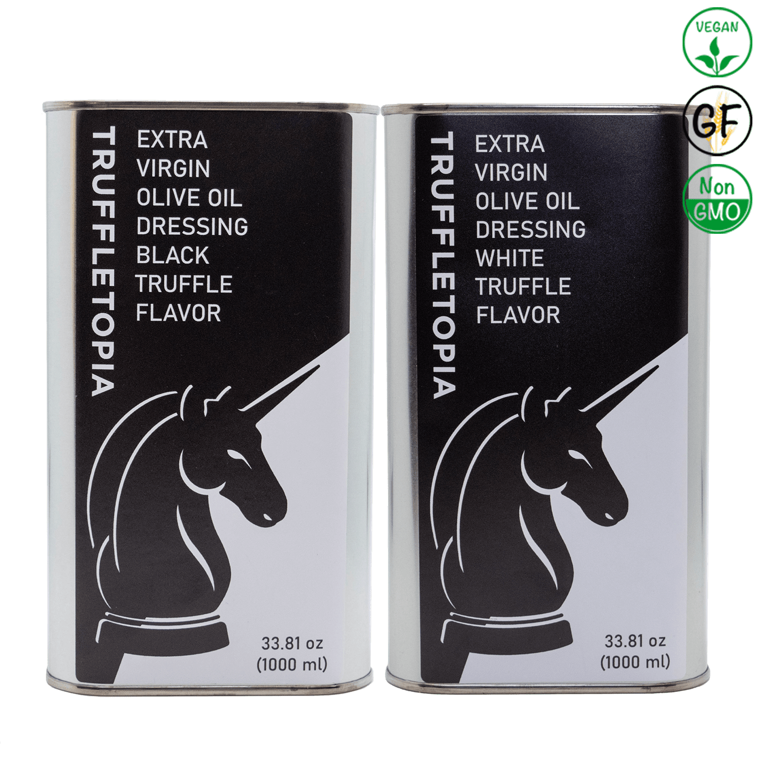 Truffletopia Bulk Black Truffle & White Truffle Oil Extra Virgin