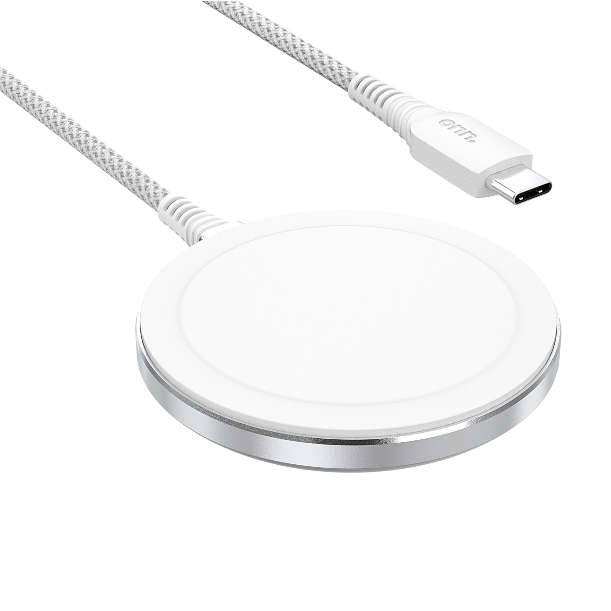 Restored WIAWHT100071183 MagSafe Charger, 6 ft. Braided USBC Cable For iPhone Pro Max, 13/13 12 Pro Max (Refurbished) -