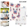 thumbnail image 6 of Yayeee 100% Cotton Hand Towels for Bathroom 16" x 28" Soft Absorbent Kitchen Towel, Blue Butterflies, 6 of 7