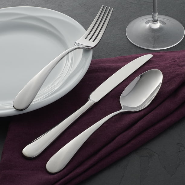 Oneida Teso 40-Piece Stainless Steel Flatware Set with Caddy