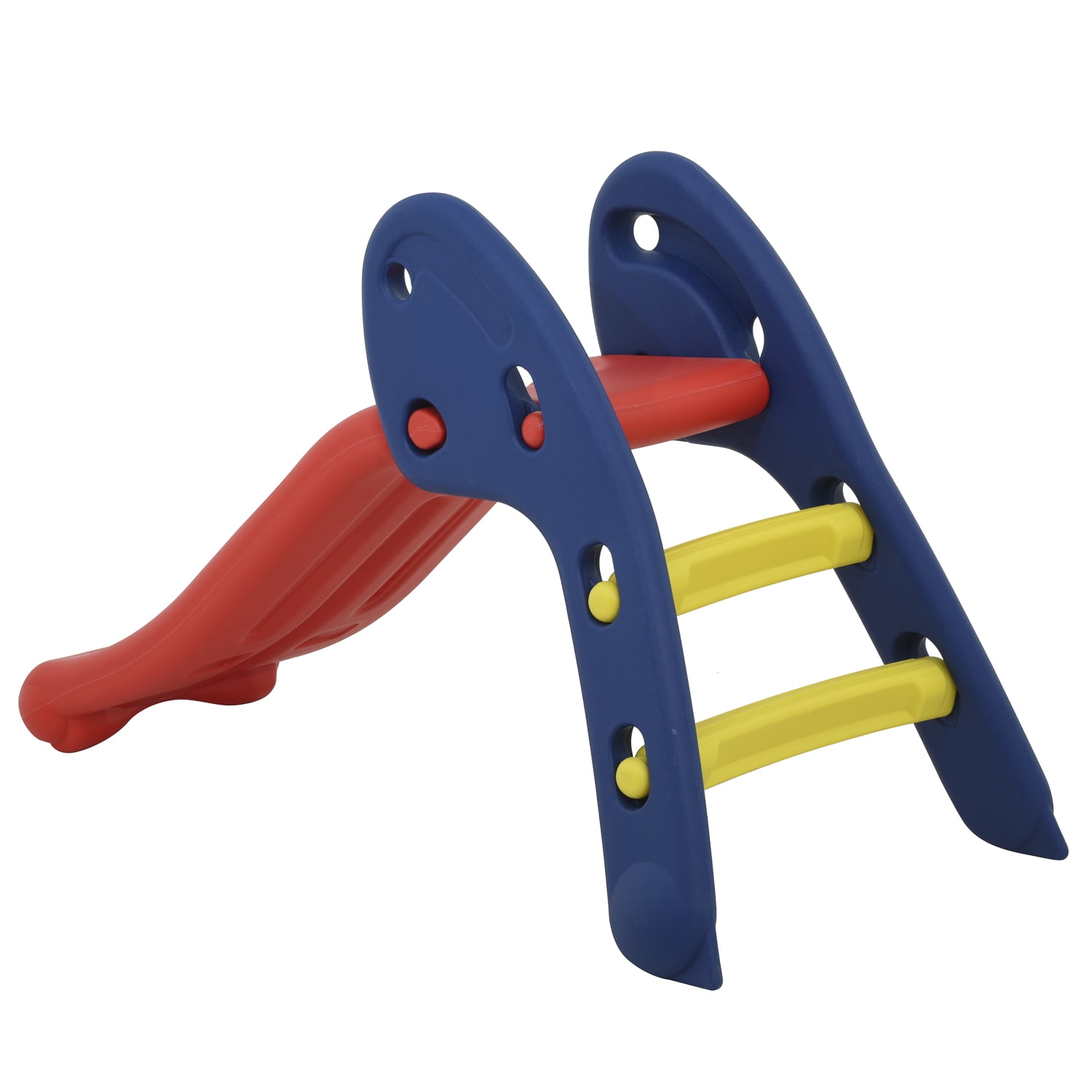 Kadyne Toddler Slide Kids Slide, 43.30" Play Slide for Outdoor and Indoor, Play Slide with Ball, Red Kadyne Toddler Slide Kids Slide, 43.30" Play Slide for Outdoor and Indoor, Play Slide with Ball, Red
