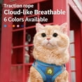 thumbnail image 4 of Best Pet Supplies Voyager Step-in Air Harness - All Weather Mesh, Reflective, No Pull Harness for Dogs, Cats - Secure with Hook & Loop Fastener, Buckle, Double D-Rings(Pink,S), 4 of 6