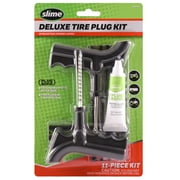 Slime 11-Piece Deluxe Tire Plug Kit with Plug Bond - 2040-a