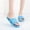 Sky Blue, variant on Shower Slippers for Women Men, Quick Drying Lightweight Non Slip Open-toe EVA Travel-friendly Breathable Shoes Slide Slippers for Bathroom,House Slipper,Outdoor Watermelon Red 40-41