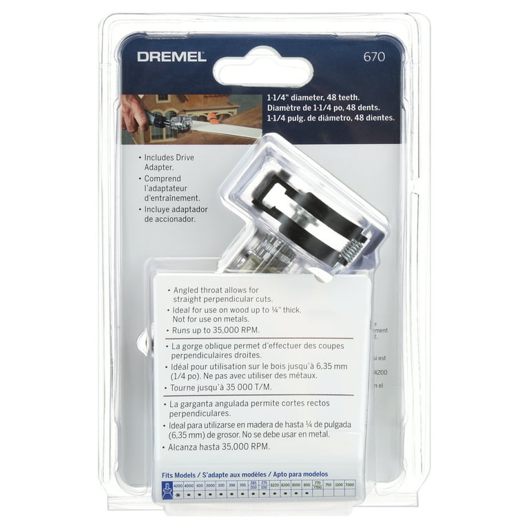 Reviews for Dremel 1-1/4 in. Rotary Tool Mini-Saw Blade with 48
