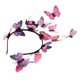thumbnail image 4 of Banda para el cabello de Crown Diadema de de mariposa Accesorios de fotografía de de aro de cabellero de mariposa 3D, moda y elegante , , tal se describe Rosado Magideal Banda para el cabello de Crown, 4 of 7