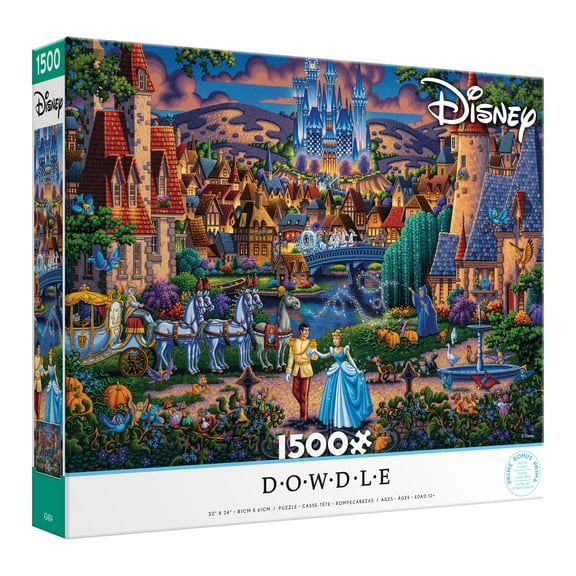 Ceaco Cinderella's Enchanted Evening 1500 Piece Interlocking Jigsaw Puzzle