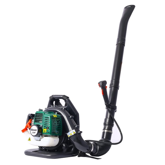 OSAKAPRO Backpack Leaf Blower 52CC Gas Powered, 650 CFM, 220 MPH, Lightweight 15.4lbs, with Extension Tube