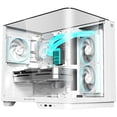 thumbnail image 1 of Gabinete Gamer BALAM RUSH TANK EXPERT CURVE 6800 ATX Media Torre 3 Fan Panel Curvo Cristal Templado USB-C ARGB Blanco BR-941587, 1 of 6