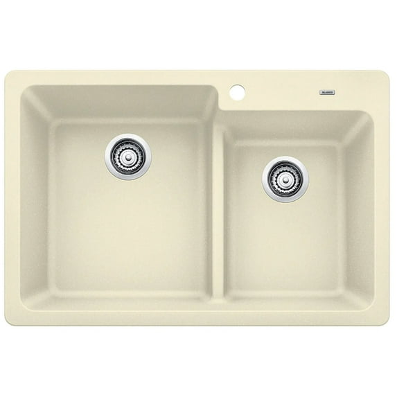 Blanco 442092 Grandis 33" Drop-In Or Undermount Double Basin Silgranit Kitchen Sink - Off