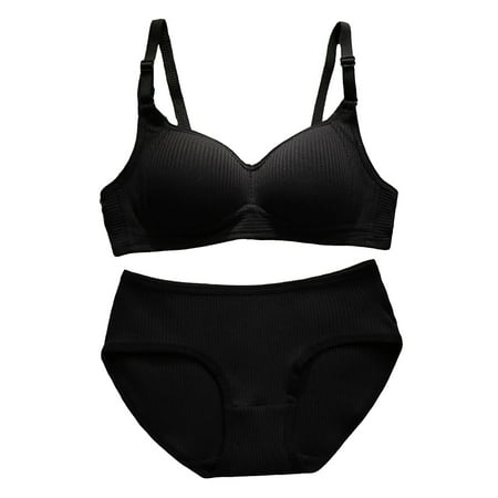 Seamless Sports Bra and Panty Set for Women High Stretch Sports Bralette Set Underwear Set Large Size Sports
