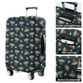 thumbnail image 5 of Blue Highland Cow Flower Pattern Luggage Cover Fashion Suitcase Cover Baggage Covers Fit 25-28 Inch Luggage (Go Travel), 5 of 5