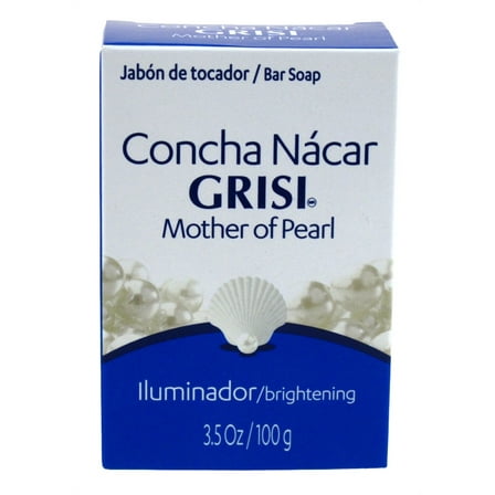 Grisi Bar Soap Mother Of Pearl Brightening 3.5 Ounce (Pack of 2)