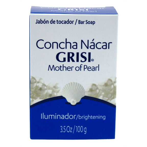 Grisi Bar Soap Mother Of Pearl Brightening 3.5 Ounce (Pack of 3)