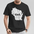 thumbnail image 2 of Best Dad Wisconsin T-Shirt, Wisconsin Dad Gift Tee, Father’s Day Shirt for Dad, State Pride Dad Apparel, Casual Wisconsin Fan Shirt for Fathers, 2 of 3