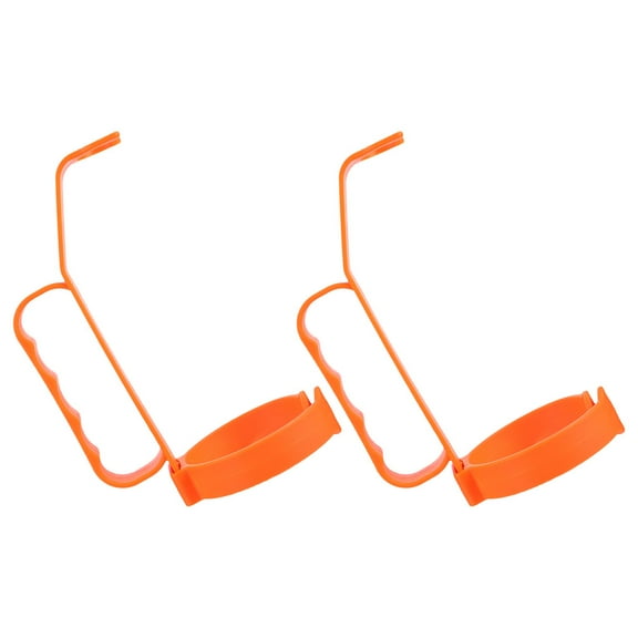 2 Pcs Beverage Bottle Handle for Easy Transportation Plastic Grip Soda Holder Portable Carrying Solution