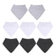 thumbnail image 1 of 8 baberos tipo bandana para bebé, unisex, de algodón, absorbentes., 1 of 5