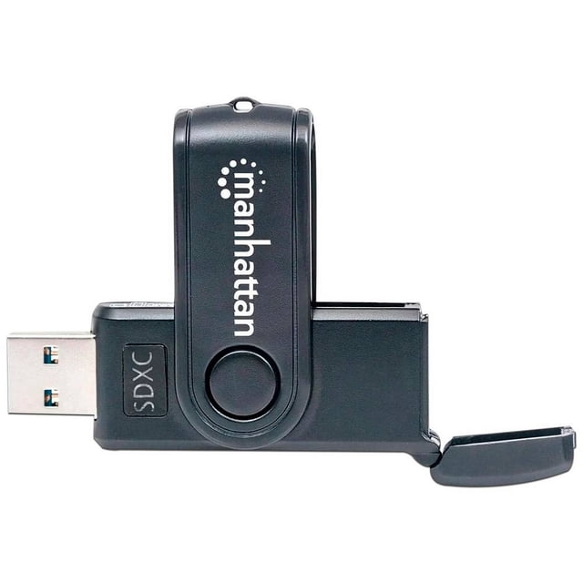 Mini Lector de Memorias Manhattan 24 en 1 USB 3.0