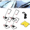 thumbnail image 1 of HUGFEGWE Bras d'Essuie-glace Rehausseur de Pression, Ressort d'Essuie-glace Rehausseur de Pression, Ressorts d'Aide d'Essuie-glace, Kit de Remplacement d'Essuie-glace de Voiture, Performance d'Essuie-glace Améliorée (4 Pcs), 1 of 7