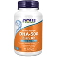 thumbnail image 1 of Now Foods | DHA-500 Doble Potencia (90 Caps), Suplemento para el Apoyo Cardiovascular, 1 of 3