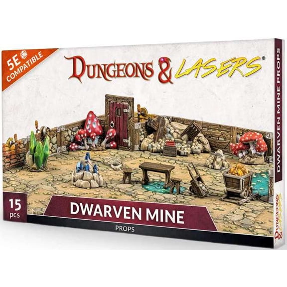 Dungeons & Lasers Dwarven Mine Miniature
