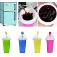 thumbnail image 2 of Slushy Ice Cream Maker Squeeze Peasy Slush Quick Cooling Cup Milkshake Bottles, 2 of 8