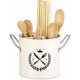thumbnail image 1 of Almacenamiento de utensilios de cocina Puerta grande cubierta con manija de acero inoxidable, escurridor con tapa, divisor extraíble, perfecto para utensilios de cocina, se puede usar, 1 of 5
