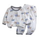 thumbnail image 1 of Odeerbi 1-6 Años Niños Niñas Pijama de Verano de Algodón de Manga Larga Conjunto de Pantalones Con Estampado Suave Ropa de Dormir Conjuntos de Pijama de Dos Piezas, 1 of 5