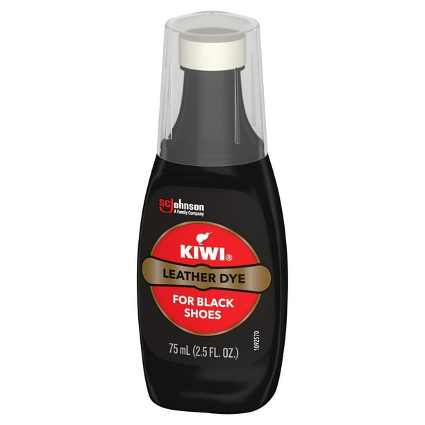 kiwi カラーリング剤 KIWI Black Leather Dye, 2.5 oz - Restores Color, Water Resistant