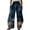Dark Blue, variant on kaondbfi Spring Fall Essentials Casual Clothing Lady's Four Pocketed Double Printed Casual Pants Summer Casual Pants for Women
