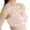 Pink, variant on Wire Bras for Women Women's Jelly Glue Lift Up Soft Support Seamless Push Up Side Retraction Semi Fixed Cup Bra