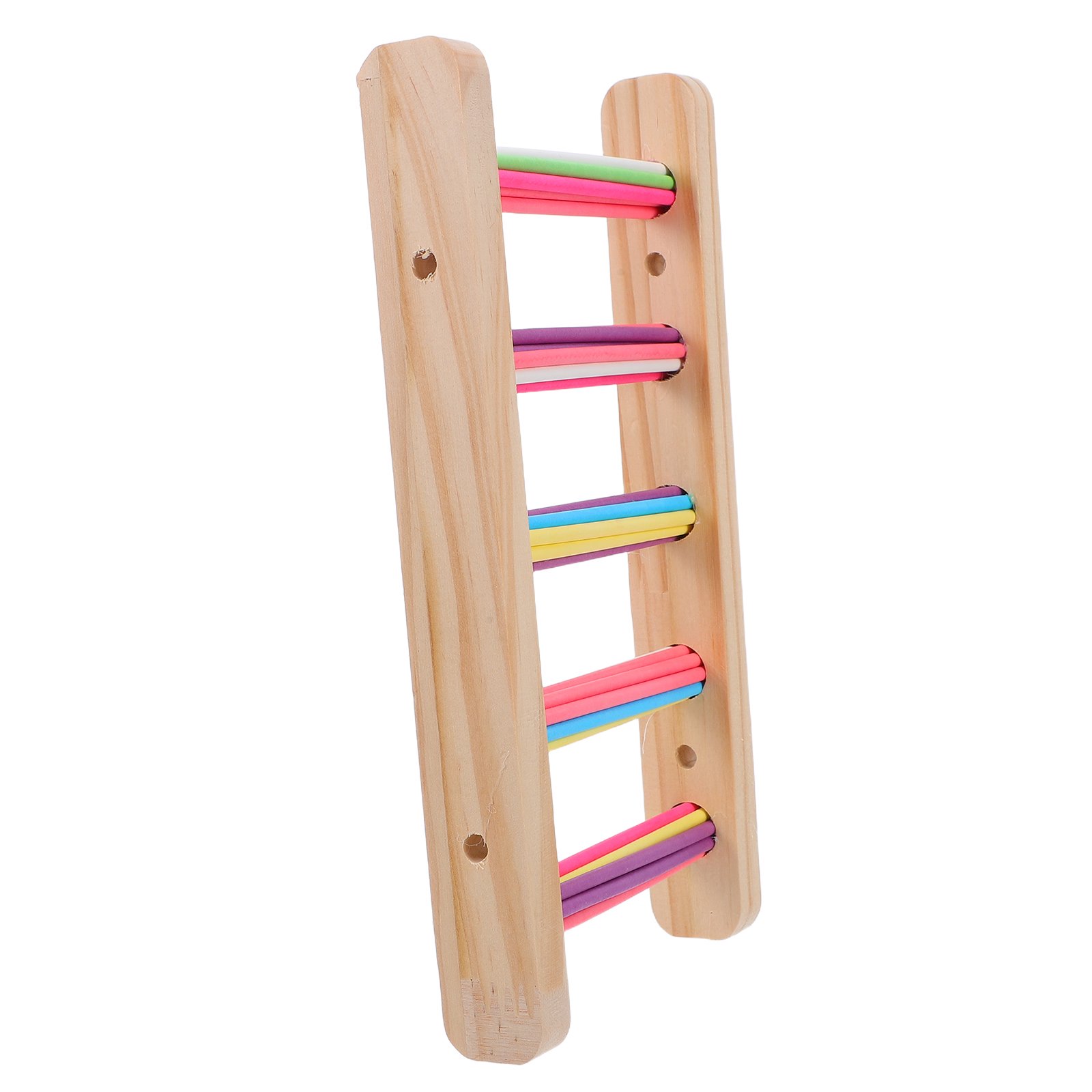 BESTYASH 3pcs Wooden Bird Cage Ladder Climbing for Parrots Multilevel