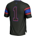 thumbnail image 3 of Men's GameDay Greats #1 Black SMU Mustangs Endzone Football Jersey, 3 of 4