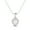 Sterling Silver, variant on 6mm Heart Shaped Pearl Love Pendant 925 Sterling Silver Gold Vermeil Women Chain Necklace