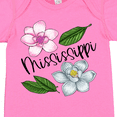thumbnail image 4 of Inktastic Mississippi Magnolia Flowers and Leaves Boys or Girls Baby Bodysuit, 4 of 5