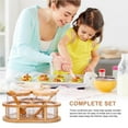 thumbnail image 3 of 3 Condiment Jars with Lids & Spoons Spice Container Set with Wooden Base Multipurpose Seasoning Jar for Home Kitchen Restaurant, 3 of 9