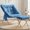 Ottoman-blue, variant on Comfy Chair for Adults, Foldable Living Room Chairs, Soft Faux Lounge Chair for Bedroom, Reading Chairs, X-Large (Ottoman-Mint)